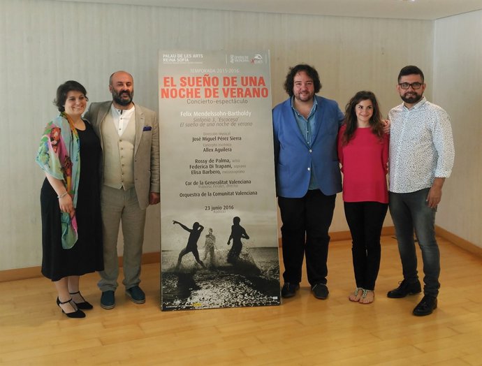 Presentación del concierto-espectáculo 'El sueño de una noche de verano'