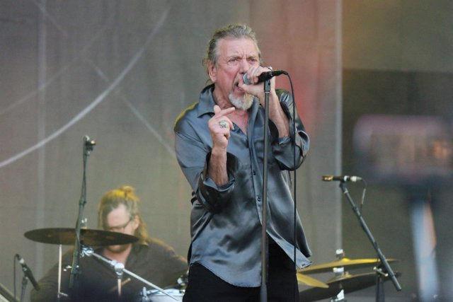Robert Plant performs live at Lollapalooza Festival in Santiago