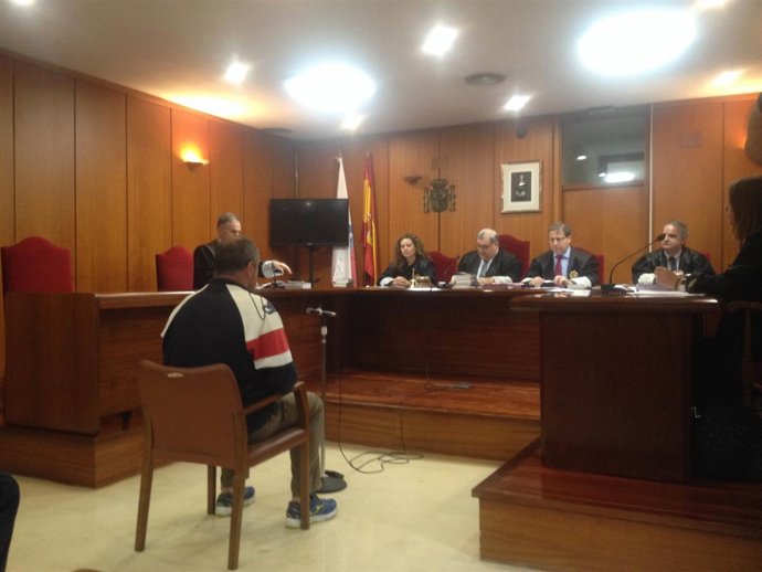 El acusado declarando en el juicio