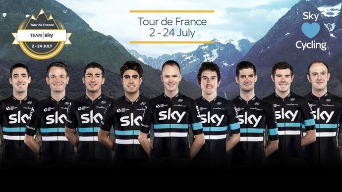 Selección del Team Sky para el Tour de Francia