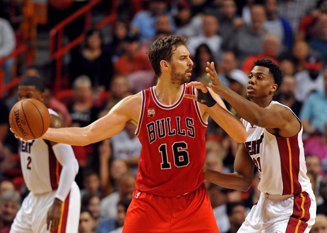 Pau Gasol en el Chicago Bulls - Miami Heat