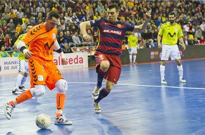 El Barça Lassa golea al Inter en el regreso de Sergio Lozano