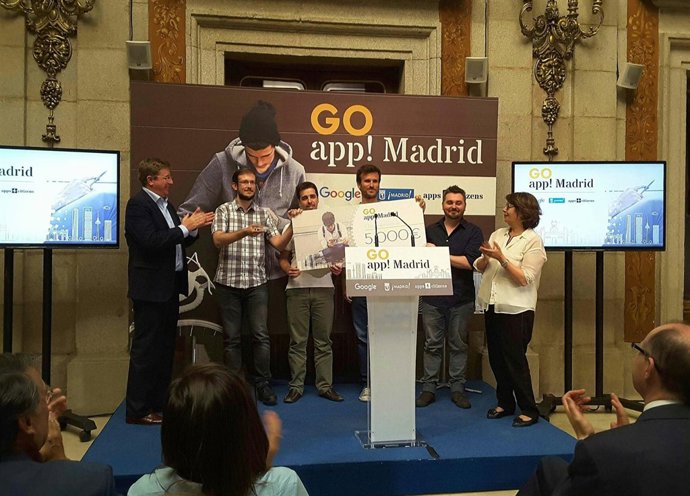 Presentación del ganador del concurso GoApp