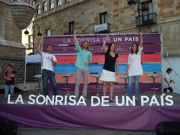 Acto de Podemos en León