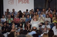 Susana Díaz, convencida de que el PSOE-A ganará y "llevará a Pedro Sánchez a La Moncloa"