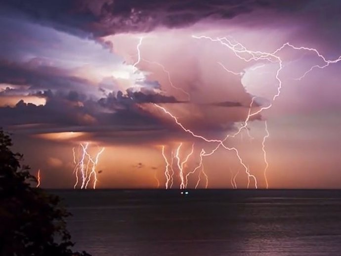 Tormenta en el Lago Maracaibo