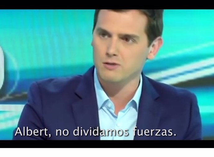 Vídeo del PP pidiendo el voto a Albert Rivera