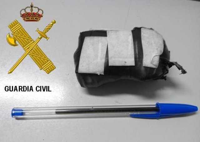 Imagen del material intervenido