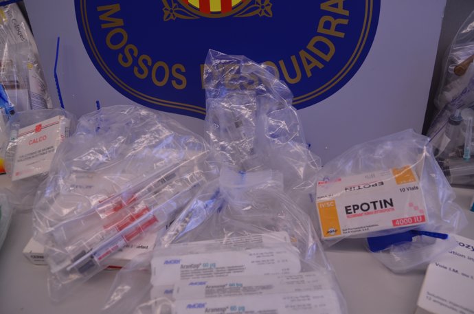 La operación contra el dopaje en Sabadell encontró 320 medicamentos ilegales