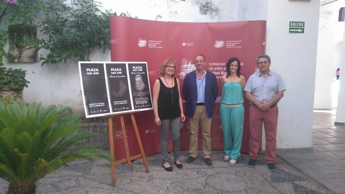 Ruz (izda.) durante la presentación del evento