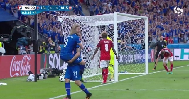 Gol de Islandia da la clasificación a octavos de Eurocopa 2016
