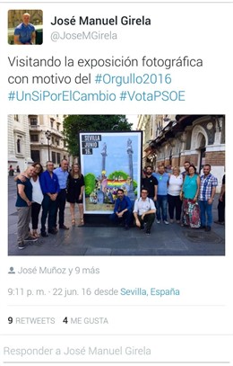 Imagen del Twitter de José Manuel Girela