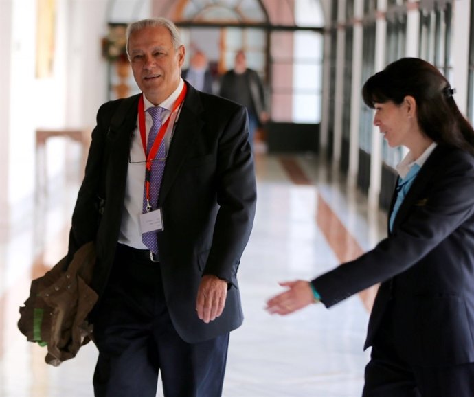 Ángel Ojeda a su llegada a la comisión de formación