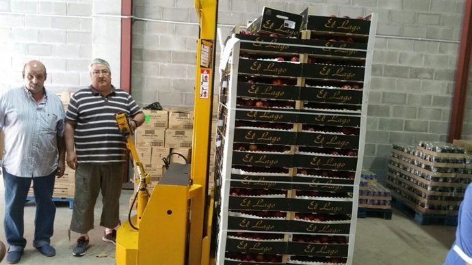 Entrega de fruta fresca de la Plataforma de Alimentos