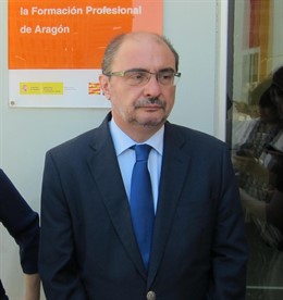 El presidente de Aragón, Javier Lambán