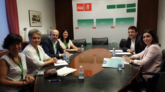 Reunión de representantes de Faecta con los del PSOE-A