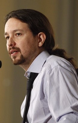 El candidato de Unidos Podemos a la Presidencia del Gobierno, Pablo Iglesias