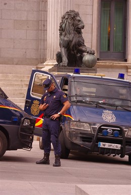 Policía en el Congreso