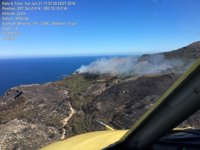 Declarado extinguido el incendio declarado el pasado lunes en El Gorguel (Cartagena)