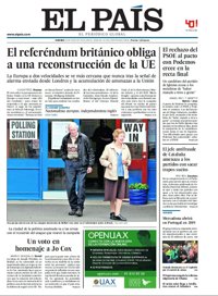 Las portadas de los periódicos de hoy, viernes 24 de junio de 2016