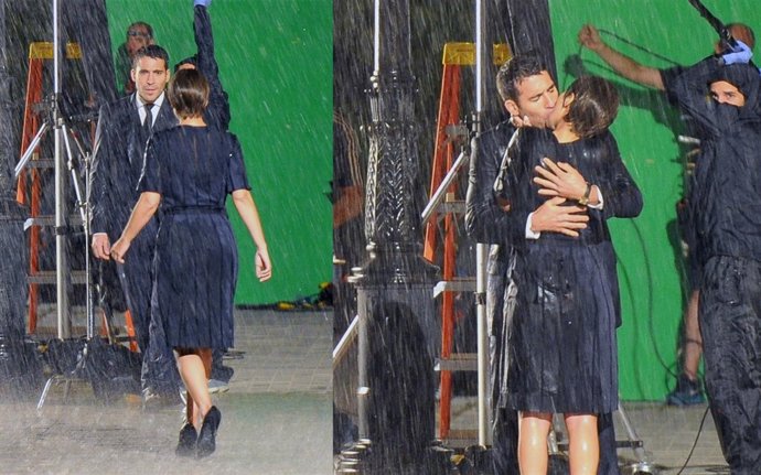 RODAJE DE VELVET PAULA ECHEVARRÍA Y MIGUEL ÁNGEL SILVESTRE