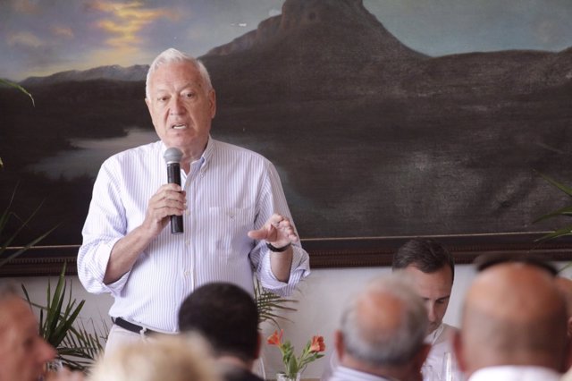 Margallo durante el acto en Jávea