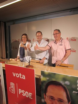 Luena, con Martínez Aldama y De Pablo