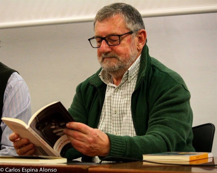 Vicente García Oliva, en la presentación de 'La vida de siempre'. 