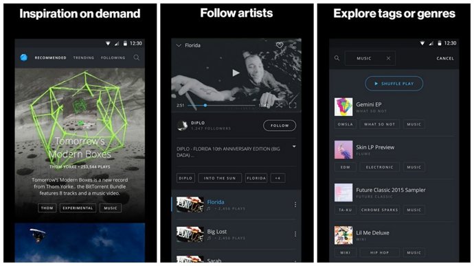Bit Torrent Now, app de contenido streaming