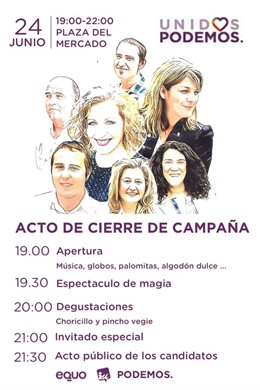 Fiesta fin de campaña Unidos Podemos