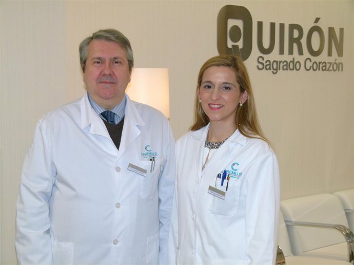 Los doctores Victoria Rey y José Luis García Benítez