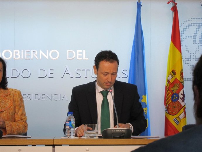 El consejero de Presidencia y portavoz del Principado, Guillermo Martínez