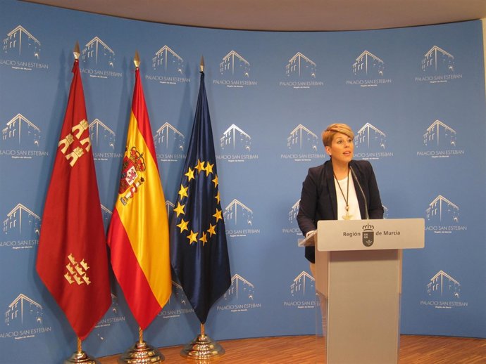 La portavoz del Gobierno regional, Noelia Arroyo