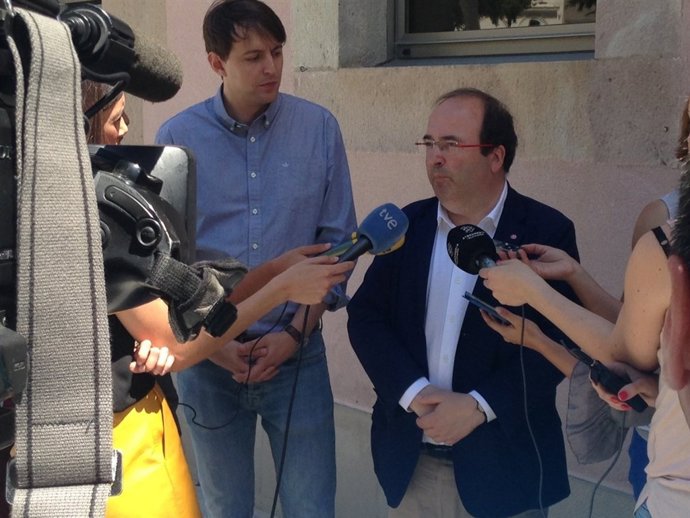 Javier López, Miquel Iceta, PSC