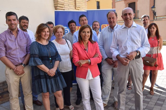 Ana Alós y otros candidatos del PP