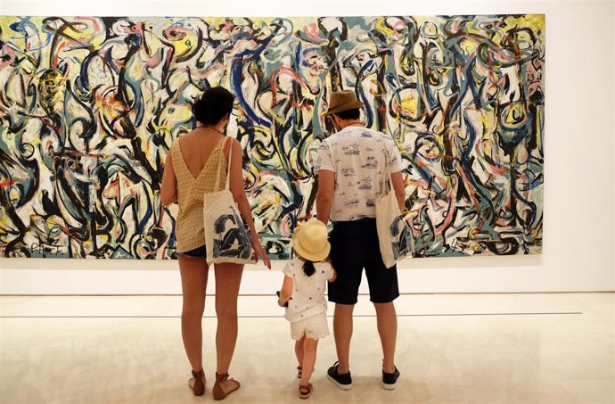 Mural de Jackson Pollock en el MPM 