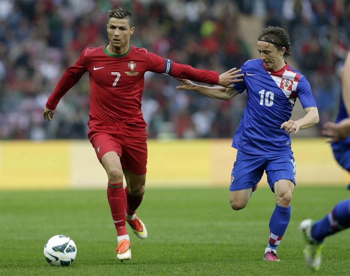 Cristiano Ronaldo Luka Modric Portugal Croacia