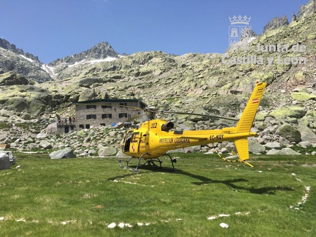 Rescate junto al refugio Elola de Gredos