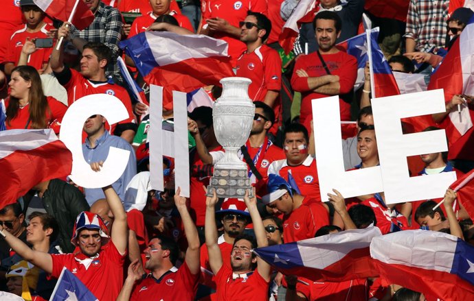 Aficionados selección chilena de fútbol