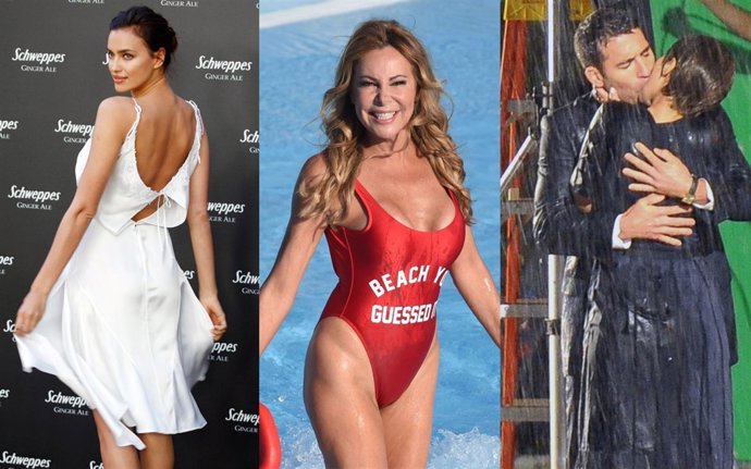 IRINA SHAYK, ANA OBREGÓN Y MIGUEL ANGEL SILVESTRE Y PAULA ECHEVARRIA