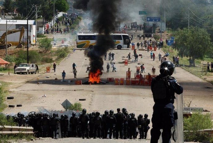 Disturbios en Oaxaca