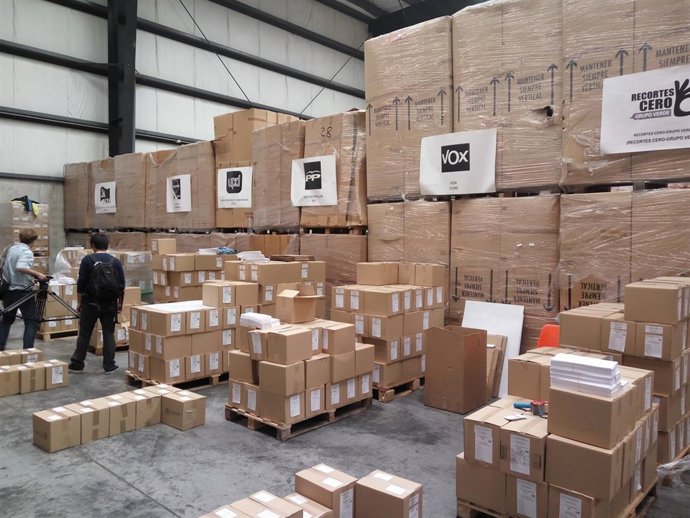 Centro de distribución de papeletas