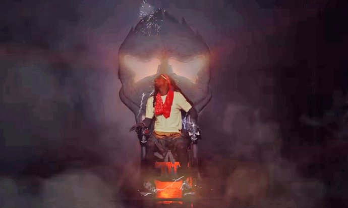Wid Khalifa en el videoclip de Suicide Squad