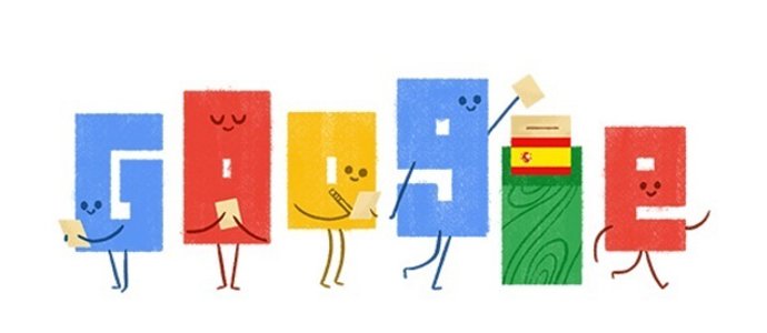 Doodle de Google dedicado a las elecciones generales de España