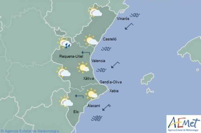 Predicción del tiempo para este domingo 26 de junio