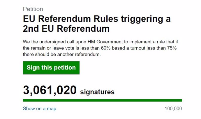 Referendum tres millones