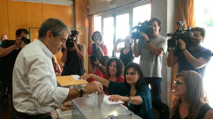 El candidato de CDC a las elecciones generales, Francesc Homs