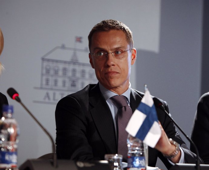 El ex primer ministro finlandés Alexander Stubb