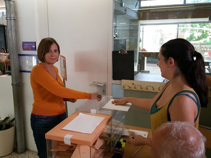 La presidenta del Parlament, Carme Forcadell