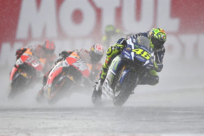 El piloto italiano de MotoGP Valentino Rossi